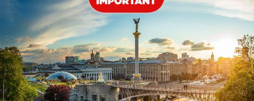 WE STAY FULLY COMMITTED TO UKRAINE DURING THIS TIME!